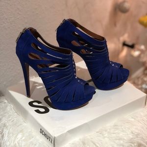 SCHUTZ Nobuck Anil Heels